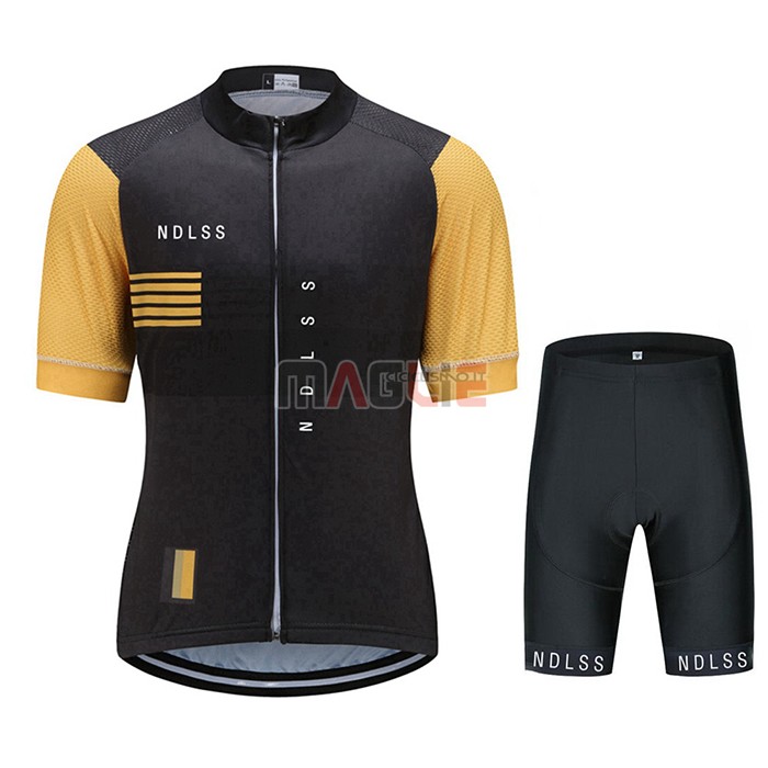 Maglia Le Col Manica Corta 2021 Marrone Giallo